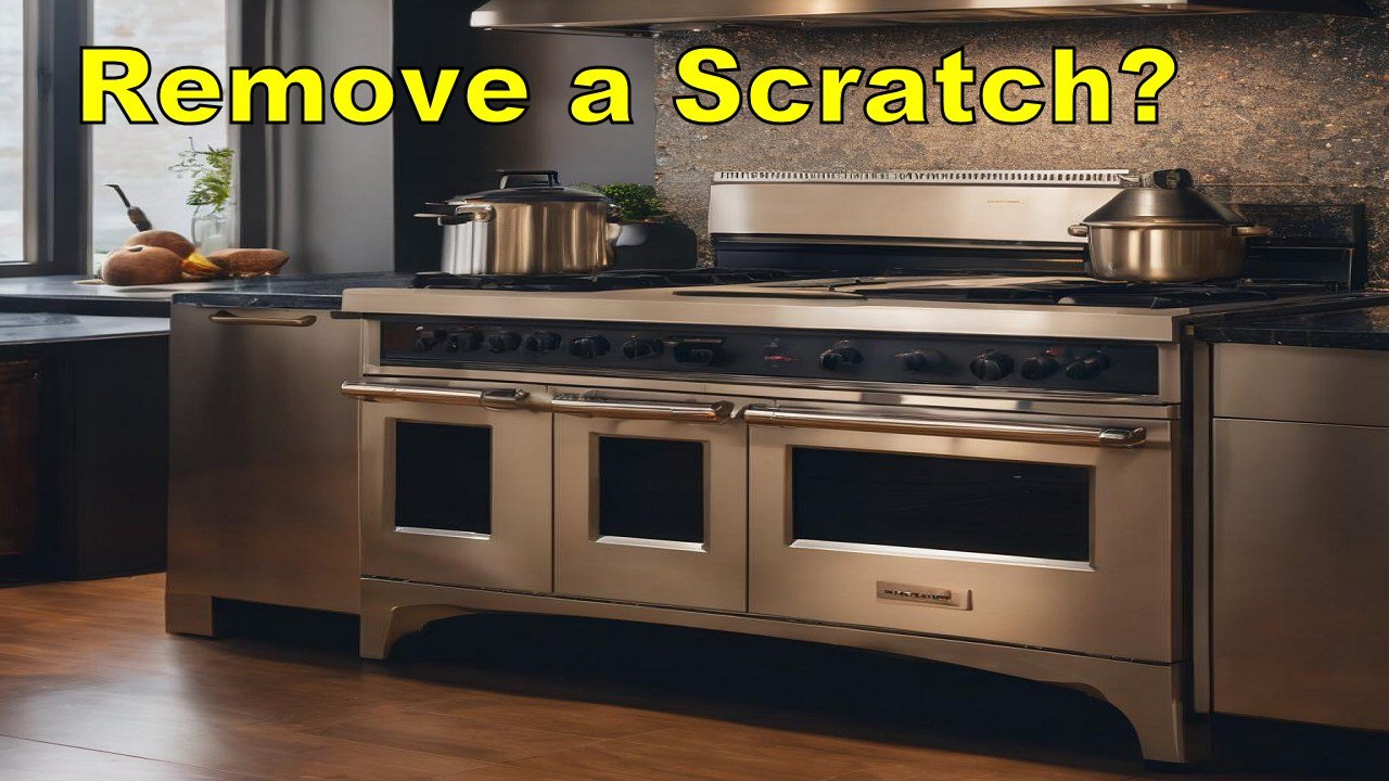 How Do I Remove a Scratch From My Stainless Steel Stove?