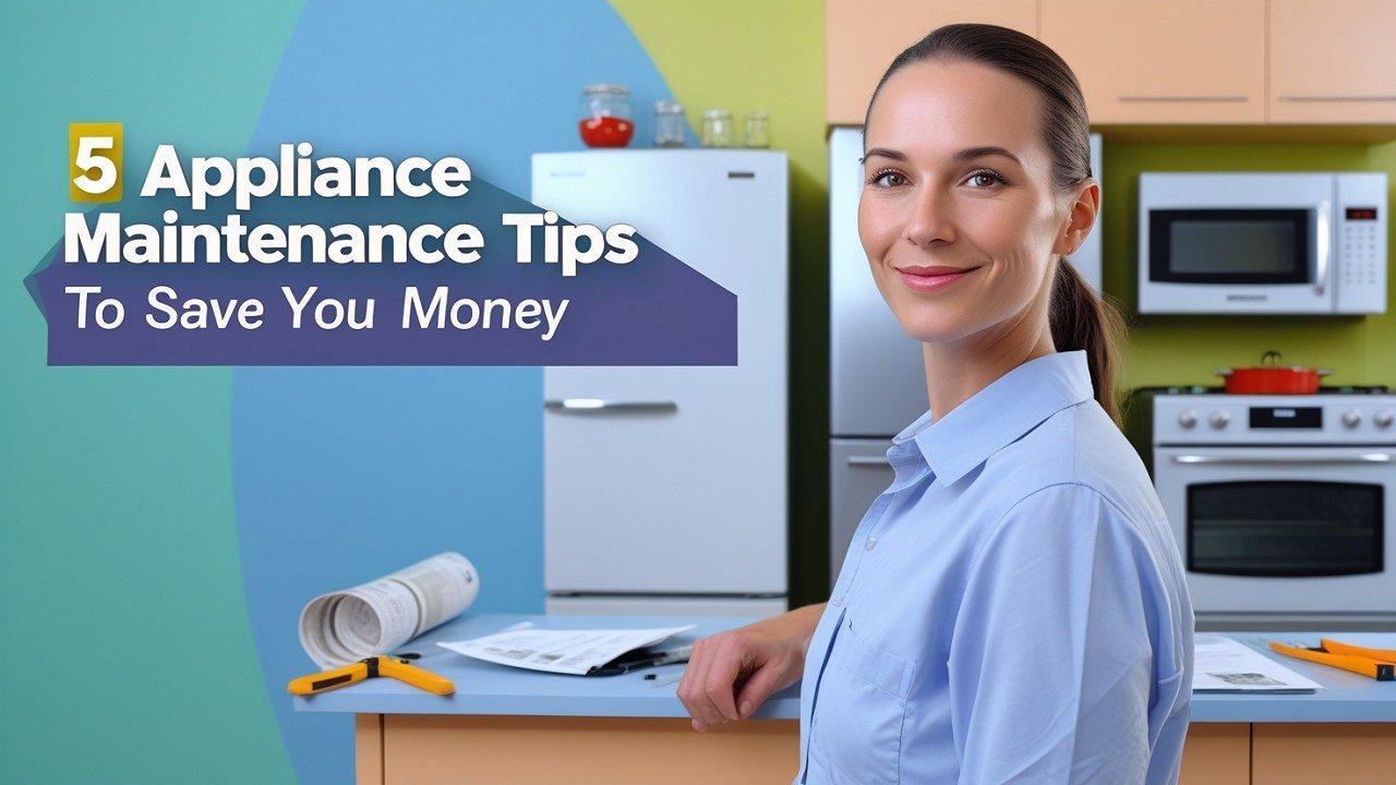 5 Appliance Maintenance Tips to Save You Money