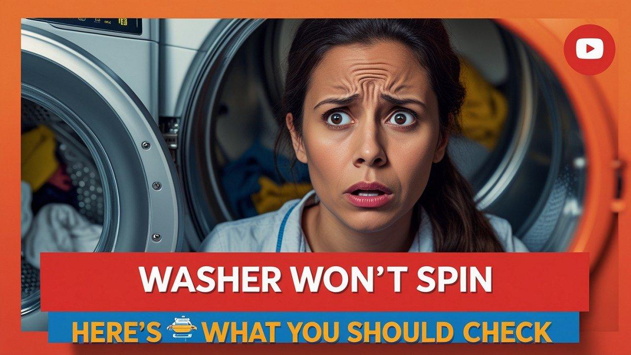 Washer Won’t Spin? Here’s What You Should Check