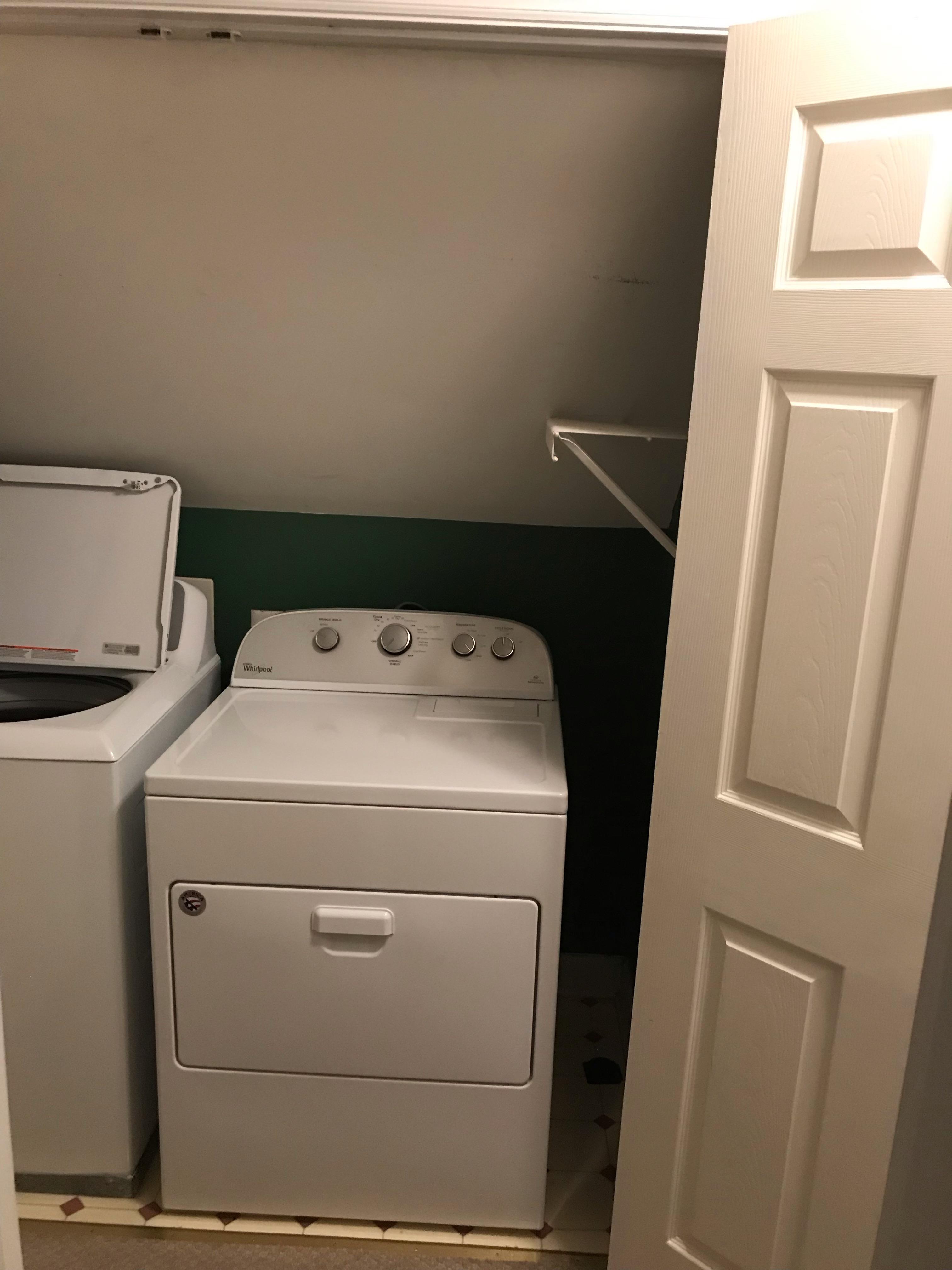 Is it safe to close doors on laundry space?