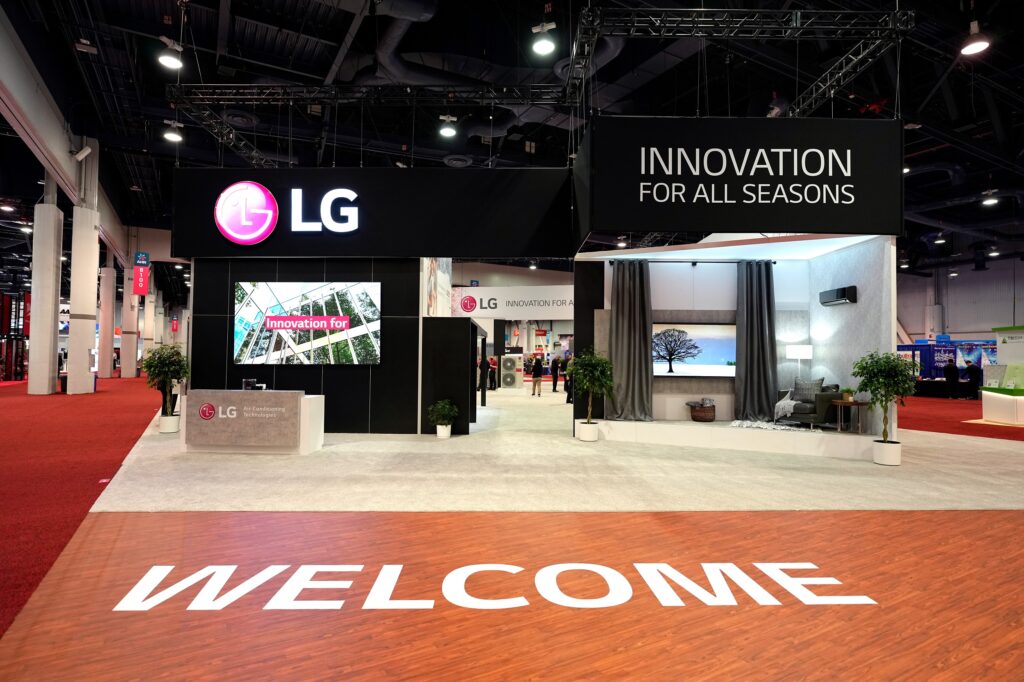 LG presented the 2022 HVAC lineup at AHR Expo Las Vegas