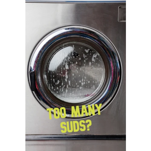 ¿Demasiada espuma en su lavadora?