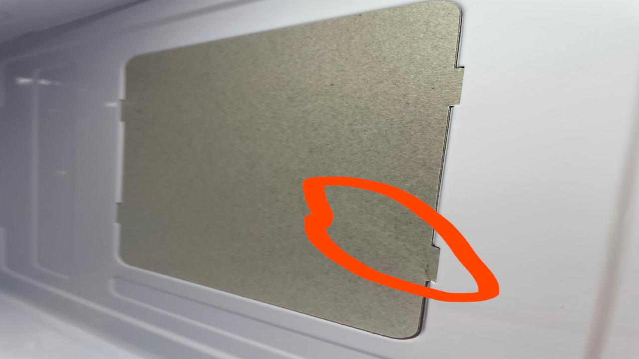 Should I replace the sheet in my microwave?