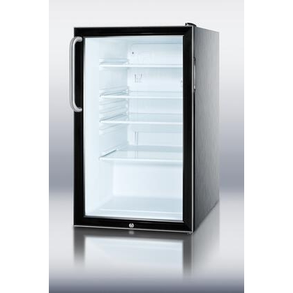Summit Refrigerator Model SCR500BLCSSADA