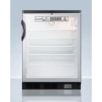 Buy AccuCold Refrigerator SCR600BGLBINZ