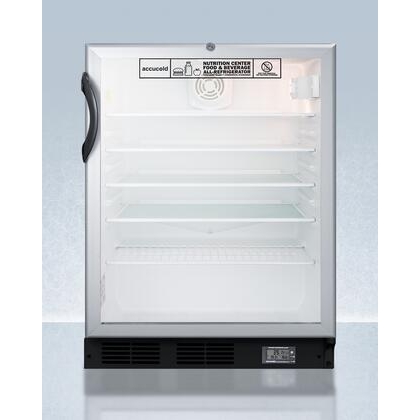 AccuCold Refrigerator Model SCR600BGLBINZADA