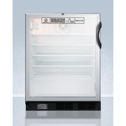 AccuCold Refrigerator Model SCR600BGLBINZADALHD